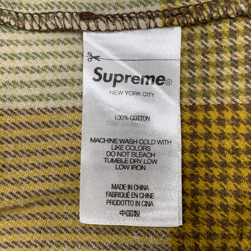 【中古品】【メンズ】 SUPREME シュプリーム 21AW PLAID FLANNEL SHIRT プレイド フランネル シャツ トップス 長袖 149-260825-cs-02-izu サイズ：XL カラー：マルチ 万代Net店