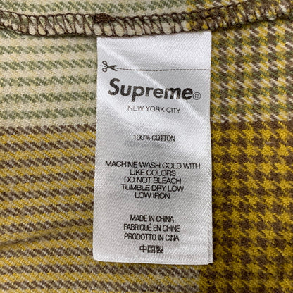 【中古品】【メンズ】 SUPREME シュプリーム 21AW PLAID FLANNEL SHIRT プレイド フランネル シャツ トップス 長袖 149-260825-cs-02-izu サイズ：XL カラー：マルチ 万代Net店