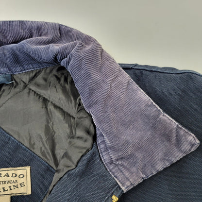 【現状渡し品】【メンズ】 COLORADO TIMBERLINE コロラド・ティンバーライン 90S CORDUROY COLLAR DUCK JACKET コーデュロイ カラー ダック ジャケット アウター 146-260906-ya-02-izu サイズ：3XL カラー：ネイビー 万代Net店