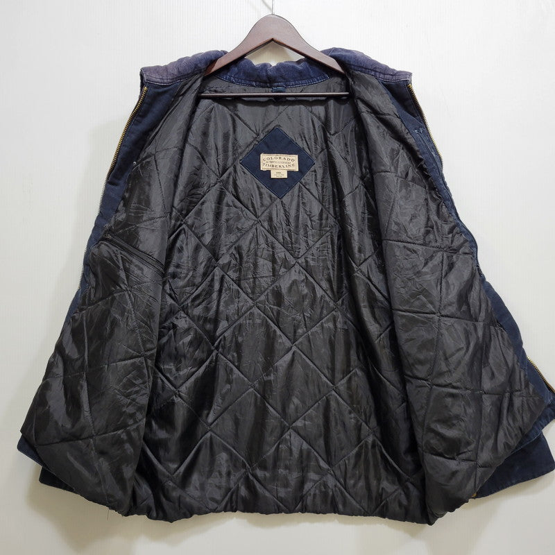【現状渡し品】【メンズ】 COLORADO TIMBERLINE コロラド・ティンバーライン 90S CORDUROY COLLAR DUCK JACKET コーデュロイ カラー ダック ジャケット アウター 146-260906-ya-02-izu サイズ：3XL カラー：ネイビー 万代Net店