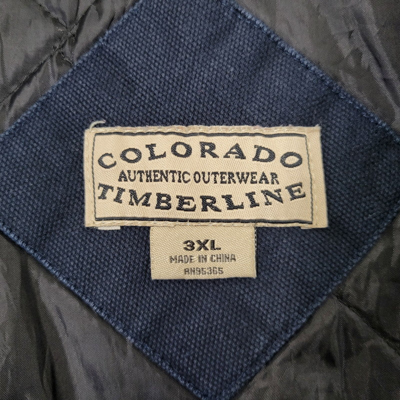 【現状渡し品】【メンズ】 COLORADO TIMBERLINE コロラド・ティンバーライン 90S CORDUROY COLLAR DUCK JACKET コーデュロイ カラー ダック ジャケット アウター 146-260906-ya-02-izu サイズ：3XL カラー：ネイビー 万代Net店