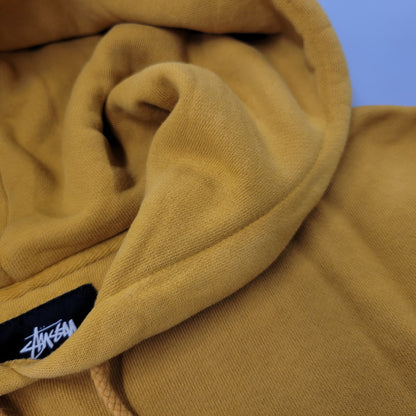 【中古品】【メンズ】 STUSSY ステューシー 218108 CARE HOODIE ケア フーディー トップス 長袖 142-260906-ya-01-izu サイズ：S カラー：マスタード 万代Net店
