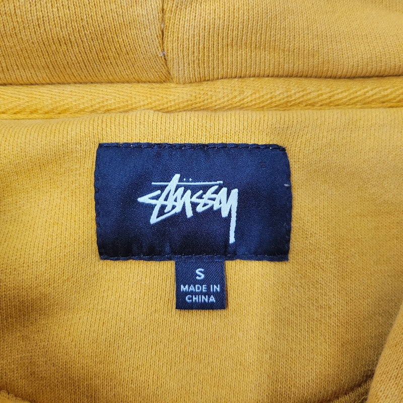 【中古品】【メンズ】 STUSSY ステューシー 218108 CARE HOODIE ケア フーディー トップス 長袖 142-260906-ya-01-izu サイズ：S カラー：マスタード 万代Net店
