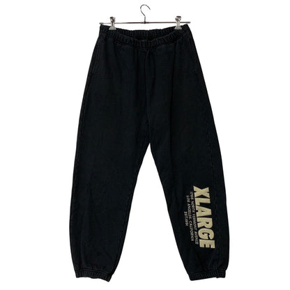 【中古品】【メンズ】 XLARGE エクストララージ 101243031016 CHENILLE LOGO SWEAT PANTS シェニール ロゴ スウェット パンツ ボトムス ズボン 153-260825-cs-08-izu サイズ：XL カラー：ブラック 万代Net店