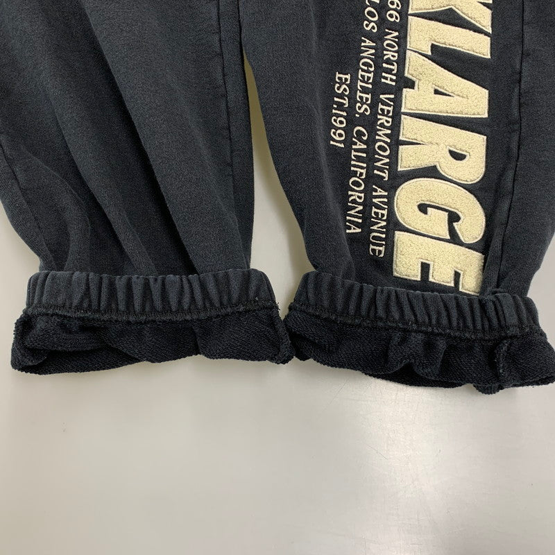 【中古品】【メンズ】 XLARGE エクストララージ 101243031016 CHENILLE LOGO SWEAT PANTS シェニール ロゴ スウェット パンツ ボトムス ズボン 153-260825-cs-08-izu サイズ：XL カラー：ブラック 万代Net店