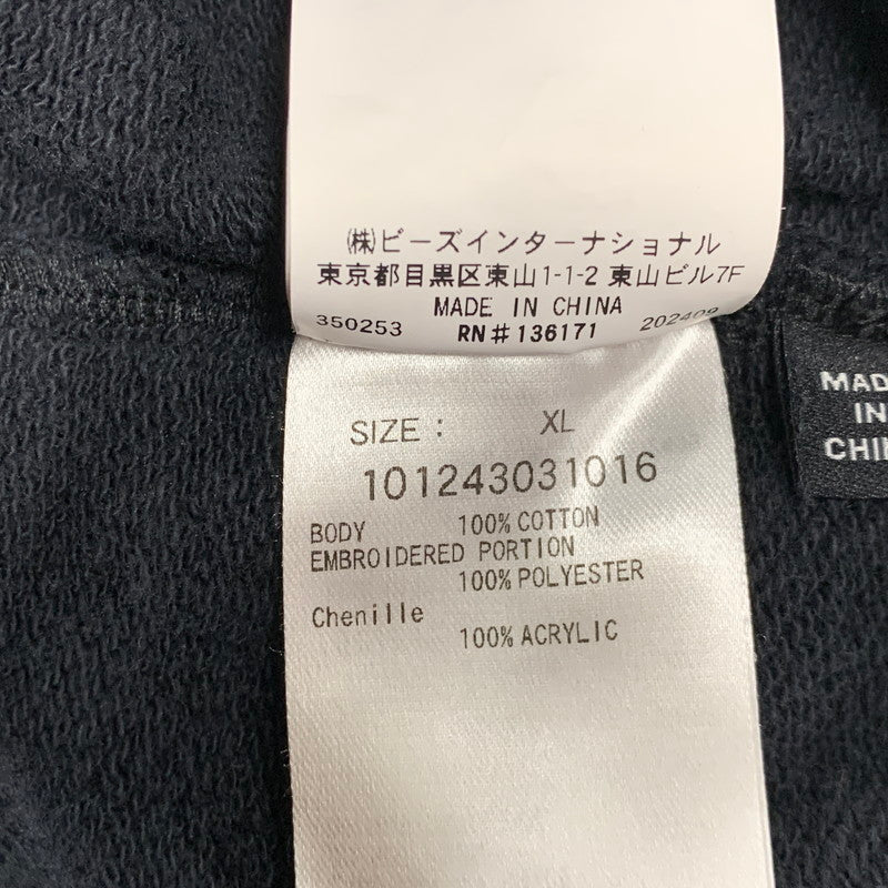 【中古品】【メンズ】 XLARGE エクストララージ 101243031016 CHENILLE LOGO SWEAT PANTS シェニール ロゴ スウェット パンツ ボトムス ズボン 153-260825-cs-08-izu サイズ：XL カラー：ブラック 万代Net店