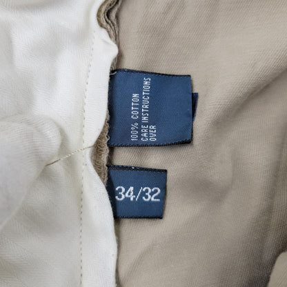 【中古品】【メンズ】 POLO BY RALPH LAUREN ポロバイラルフローレン 90S 2-TUCK タック CHINO PANTS チノ パンツ ズボン ボトムス 157-260906-ya-04-izu サイズ：34/32 カラー：ベージュ 万代Net店