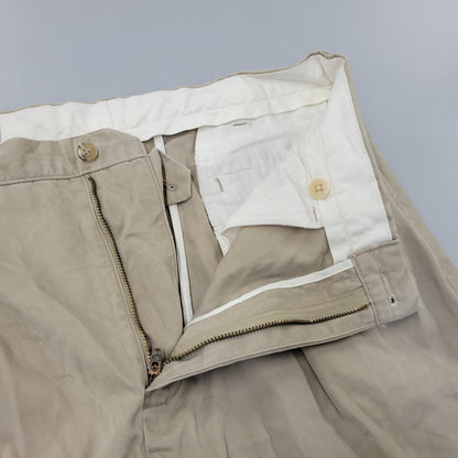 【中古品】【メンズ】 POLO BY RALPH LAUREN ポロバイラルフローレン 90S 2-TUCK タック CHINO PANTS チノ パンツ ズボン ボトムス 157-260906-ya-04-izu サイズ：34/32 カラー：ベージュ 万代Net店