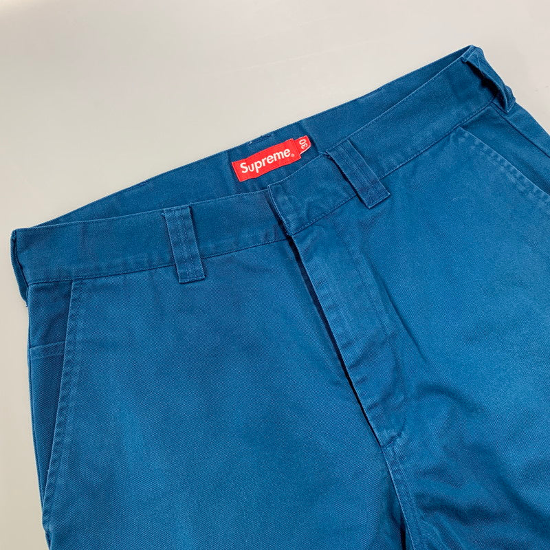 【中古品】【メンズ】 SUPREME シュプリーム WORK PANT ワーク パンツ ボトムス ズボン 149-260825-cs-03-izu サイズ：30 カラー：ブルー系 万代Net店