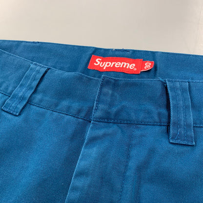 【中古品】【メンズ】 SUPREME シュプリーム WORK PANT ワーク パンツ ボトムス ズボン 149-260825-cs-03-izu サイズ：30 カラー：ブルー系 万代Net店