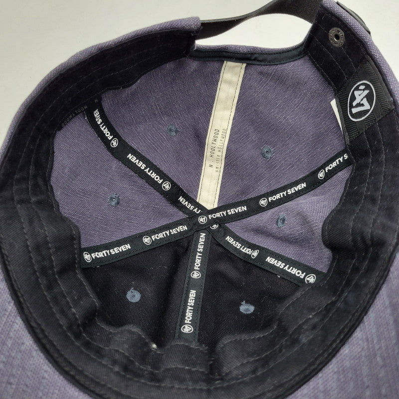 【中古品】【メンズ/レディース】 N.HOOLYWOOD エヌハリウッド×47’BRAND フォーティーセブンブランド 2221-AC02 6PANEL CAP 6パネル キャップ 帽子 185-260831-cs-16-izu サイズ：ONE カラー：CHARCOAL 万代Net店