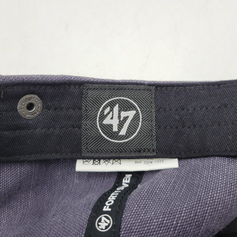 【中古品】【メンズ/レディース】 N.HOOLYWOOD エヌハリウッド×47’BRAND フォーティーセブンブランド 2221-AC02 6PANEL CAP 6パネル キャップ 帽子 185-260831-cs-16-izu サイズ：ONE カラー：CHARCOAL 万代Net店