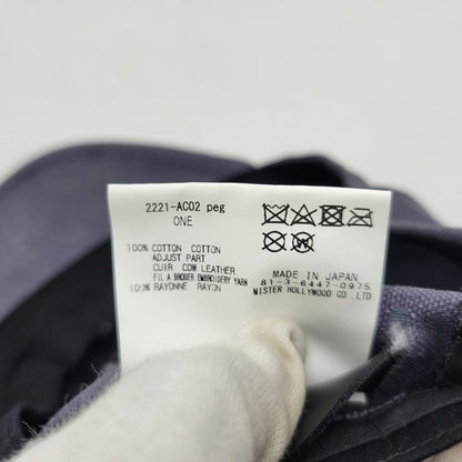 【中古品】【メンズ/レディース】 N.HOOLYWOOD エヌハリウッド×47’BRAND フォーティーセブンブランド 2221-AC02 6PANEL CAP 6パネル キャップ 帽子 185-260831-cs-16-izu サイズ：ONE カラー：CHARCOAL 万代Net店