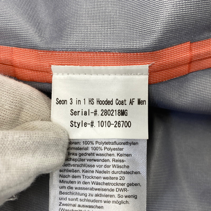 【中古品】【メンズ】 MAMMUT マムート 1010-26700 SEON 3 IN 1 HS HOODED COAT AF ハードシェル フーデッド コート アジアンフィット アウター 144-260827-yn-11-izu サイズ：L カラー：カーキ 万代Net店