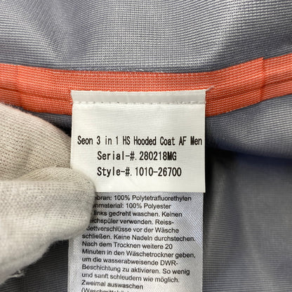 【中古品】【メンズ】 MAMMUT マムート 1010-26700 SEON 3 IN 1 HS HOODED COAT AF ハードシェル フーデッド コート アジアンフィット アウター 144-260827-yn-11-izu サイズ：L カラー：カーキ 万代Net店