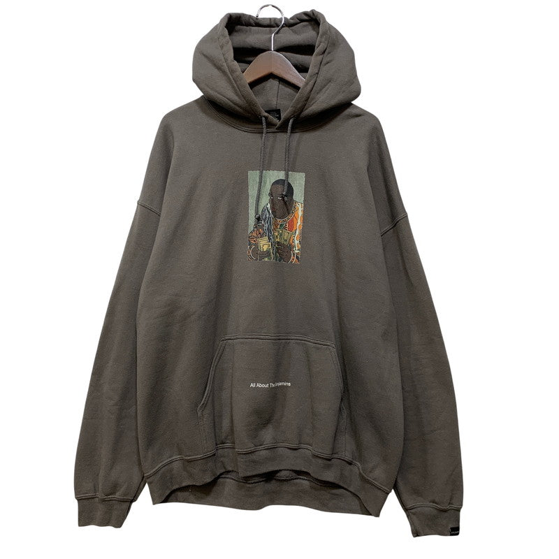 【中古品】【メンズ】 APPLEBUM アップルバム 浮世絵 HOODIE フーディー パーカー トップス 142-260827-yn-01-izu サイズ：XL カラー：チャコールグレー 万代Net店