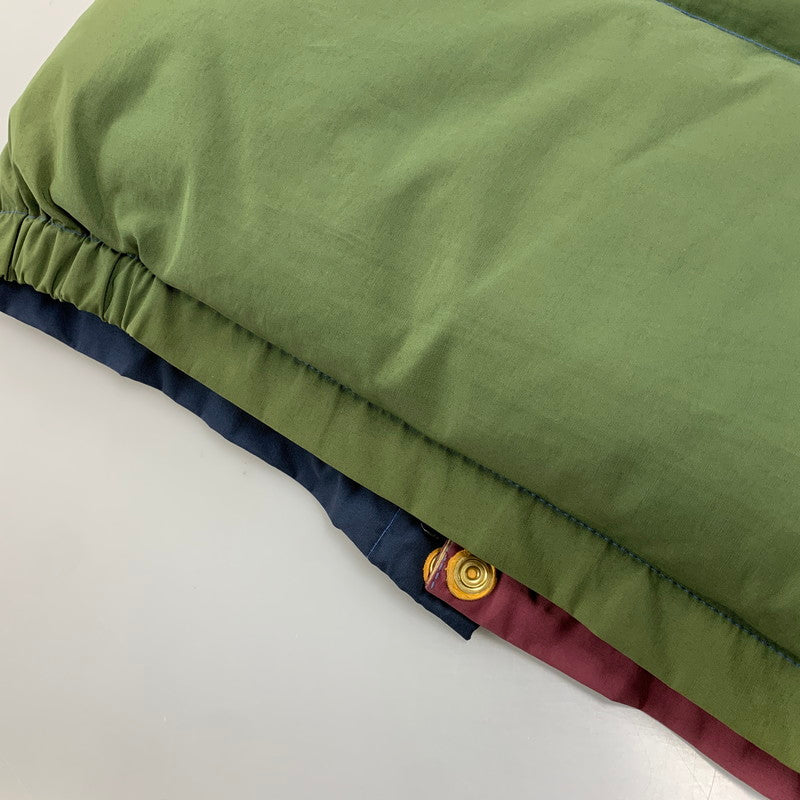 【中古品】【メンズ】 CRESCENT DOWN WORKS クレセントダウンワークス USA製 COLLAR BLOCK DOWN VEST カラー ブロック ダウン ベスト アウター 144-260825-cs-11-izu サイズ：M カラー：マルチ 万代Net店
