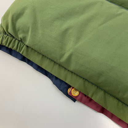 【中古品】【メンズ】 CRESCENT DOWN WORKS クレセントダウンワークス USA製 COLLAR BLOCK DOWN VEST カラー ブロック ダウン ベスト アウター 144-260825-cs-11-izu サイズ：M カラー：マルチ 万代Net店