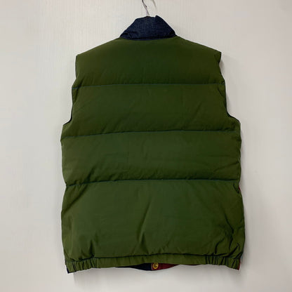 【中古品】【メンズ】 CRESCENT DOWN WORKS クレセントダウンワークス USA製 COLLAR BLOCK DOWN VEST カラー ブロック ダウン ベスト アウター 144-260825-cs-11-izu サイズ：M カラー：マルチ 万代Net店