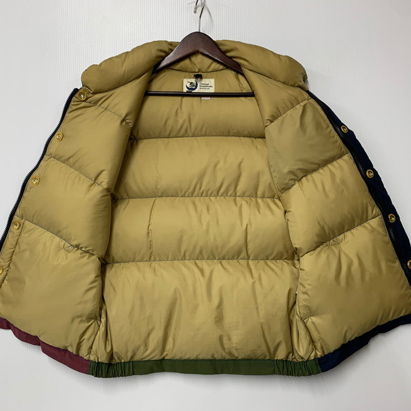 【中古品】【メンズ】 CRESCENT DOWN WORKS クレセントダウンワークス USA製 COLLAR BLOCK DOWN VEST カラー ブロック ダウン ベスト アウター 144-260825-cs-11-izu サイズ：M カラー：マルチ 万代Net店