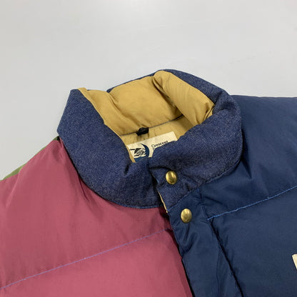 【中古品】【メンズ】 CRESCENT DOWN WORKS クレセントダウンワークス USA製 COLLAR BLOCK DOWN VEST カラー ブロック ダウン ベスト アウター 144-260825-cs-11-izu サイズ：M カラー：マルチ 万代Net店
