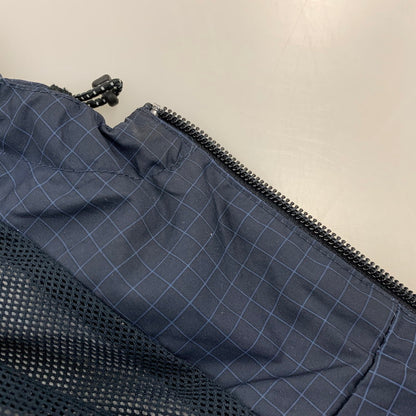 【中古品】【メンズ】 NIKE ナイキ GRAPH CHECK NYLON JACKET グラフ チェック ナイロン ジャケット アウター 148-260827-yn-03-izu サイズ：XL カラー：ネイビー 万代Net店