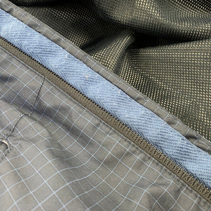 【中古品】【メンズ】 NIKE ナイキ GRAPH CHECK NYLON JACKET グラフ チェック ナイロン ジャケット アウター 148-260827-yn-03-izu サイズ：XL カラー：ネイビー 万代Net店