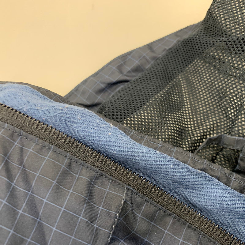 【中古品】【メンズ】 NIKE ナイキ GRAPH CHECK NYLON JACKET グラフ チェック ナイロン ジャケット アウター 148-260827-yn-03-izu サイズ：XL カラー：ネイビー 万代Net店