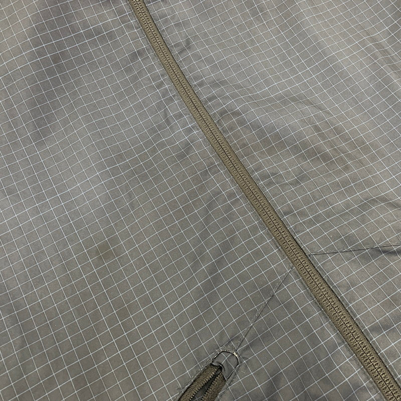【中古品】【メンズ】 NIKE ナイキ GRAPH CHECK NYLON JACKET グラフ チェック ナイロン ジャケット アウター 148-260827-yn-03-izu サイズ：XL カラー：ネイビー 万代Net店