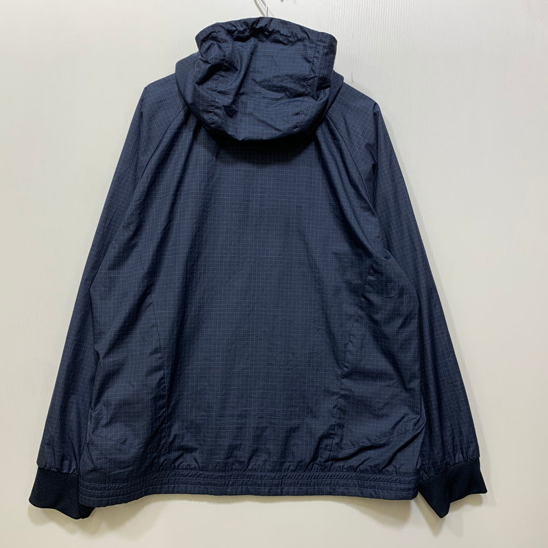 【中古品】【メンズ】 NIKE ナイキ GRAPH CHECK NYLON JACKET グラフ チェック ナイロン ジャケット アウター 148-260827-yn-03-izu サイズ：XL カラー：ネイビー 万代Net店