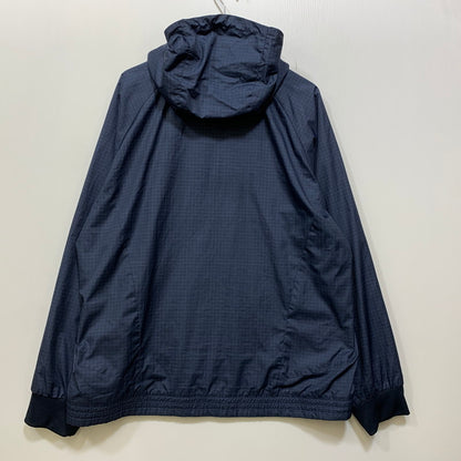 【中古品】【メンズ】 NIKE ナイキ GRAPH CHECK NYLON JACKET グラフ チェック ナイロン ジャケット アウター 148-260827-yn-03-izu サイズ：XL カラー：ネイビー 万代Net店