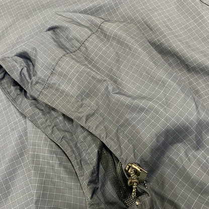 【中古品】【メンズ】 NIKE ナイキ GRAPH CHECK NYLON JACKET グラフ チェック ナイロン ジャケット アウター 148-260827-yn-03-izu サイズ：XL カラー：ネイビー 万代Net店