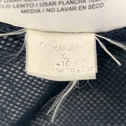 【中古品】【メンズ】 NIKE ナイキ GRAPH CHECK NYLON JACKET グラフ チェック ナイロン ジャケット アウター 148-260827-yn-03-izu サイズ：XL カラー：ネイビー 万代Net店