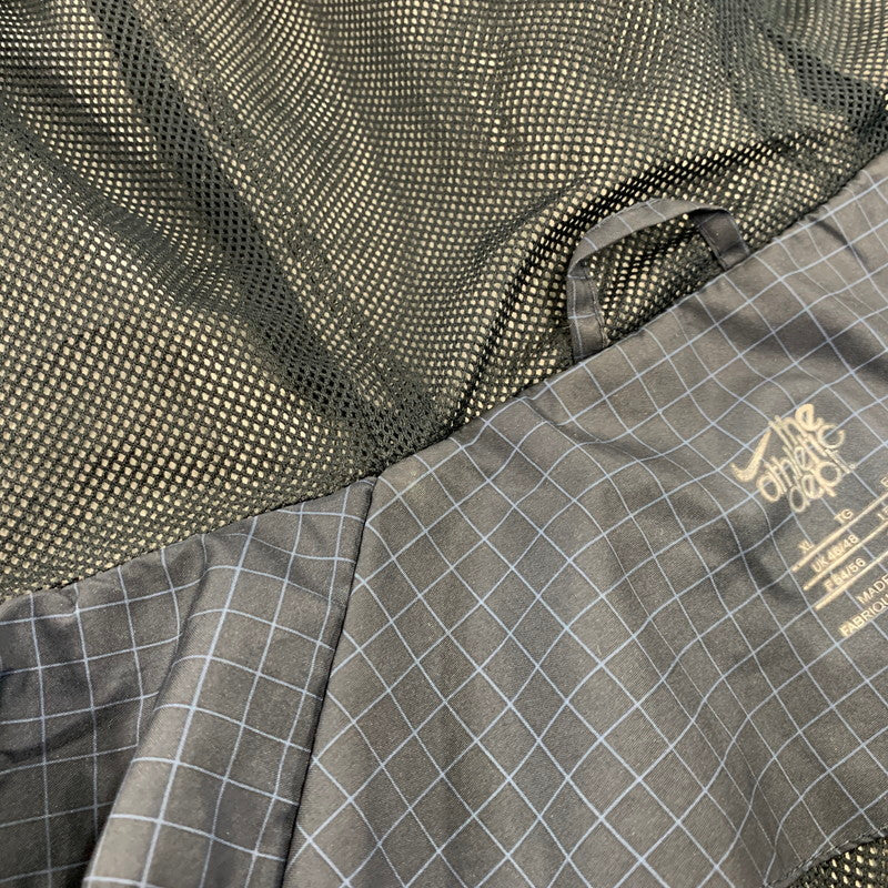 【中古品】【メンズ】 NIKE ナイキ GRAPH CHECK NYLON JACKET グラフ チェック ナイロン ジャケット アウター 148-260827-yn-03-izu サイズ：XL カラー：ネイビー 万代Net店