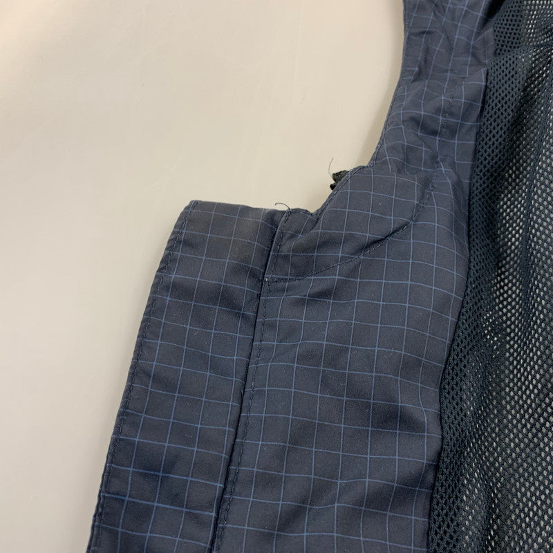 【中古品】【メンズ】 NIKE ナイキ GRAPH CHECK NYLON JACKET グラフ チェック ナイロン ジャケット アウター 148-260827-yn-03-izu サイズ：XL カラー：ネイビー 万代Net店