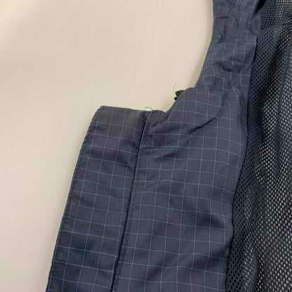 【中古品】【メンズ】 NIKE ナイキ GRAPH CHECK NYLON JACKET グラフ チェック ナイロン ジャケット アウター 148-260827-yn-03-izu サイズ：XL カラー：ネイビー 万代Net店