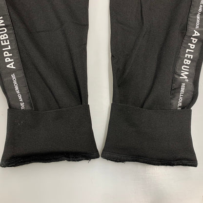 【中古品】【メンズ】 APPLEBUM アップルバム ELITE PERFORMANC SETUP JERSEY エリート パフォーマンス セットアップ ジャージ 142-260825-cs-10-izu サイズ：L カラー：ブラック 万代Net店