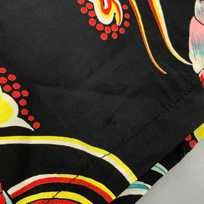 【現状渡し品】【メンズ】 SUN SURF サンサーフ RAYON HAWAIIAN SHIRT M32529 レーヨン ハワイアンシャツ 半袖 145-260903-as-40-izu サイズ：S カラー：ブラック系 万代Net店