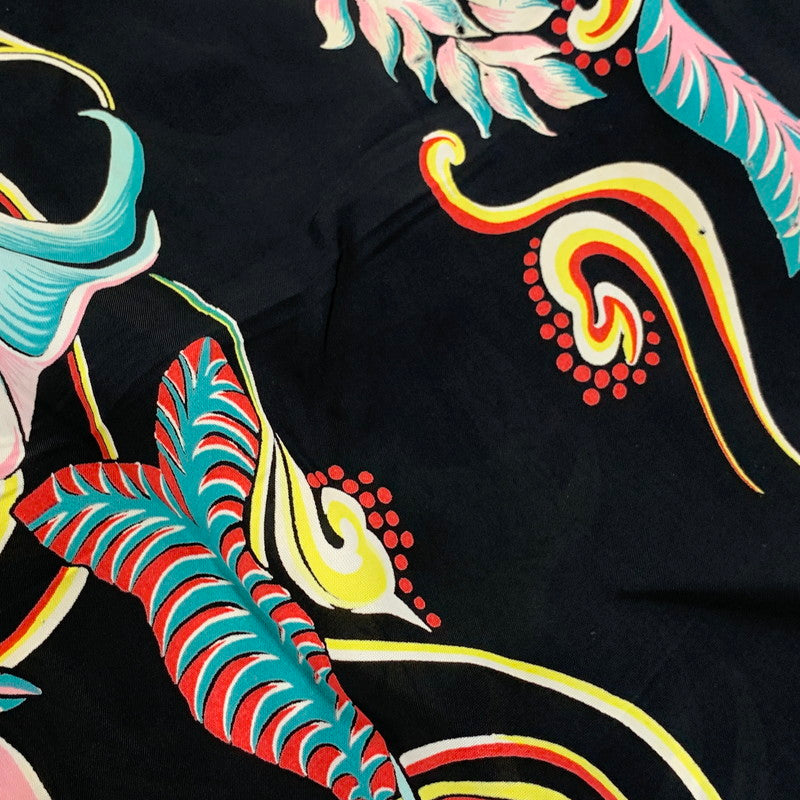 【現状渡し品】【メンズ】 SUN SURF サンサーフ RAYON HAWAIIAN SHIRT M32529 レーヨン ハワイアンシャツ 半袖 145-260903-as-40-izu サイズ：S カラー：ブラック系 万代Net店