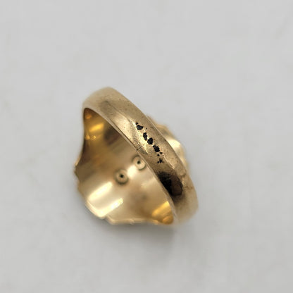 【中古品】【メンズ/レディース】 HERFF JONES ハーフジョーンズ 1966 CLASS RING ガレッジリング 指輪 アクセサリー 192-260826-ay-10-izu カラー：ゴールド×ブルー 万代Net店
