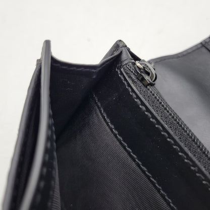 【中古品】【メンズ/レディース】 GUCCI グッチ 481727 2149 グッチ ドリアン グッチシマ ロングウォレット 長財布 181-260903-as-25-izu カラー：ブラック 万代Net店