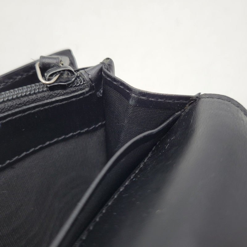 【中古品】【メンズ/レディース】 GUCCI グッチ 481727 2149 グッチ ドリアン グッチシマ ロングウォレット 長財布 181-260903-as-25-izu カラー：ブラック 万代Net店