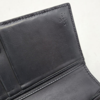 【中古品】【メンズ/レディース】 GUCCI グッチ 481727 2149 グッチ ドリアン グッチシマ ロングウォレット 長財布 181-260903-as-25-izu カラー：ブラック 万代Net店