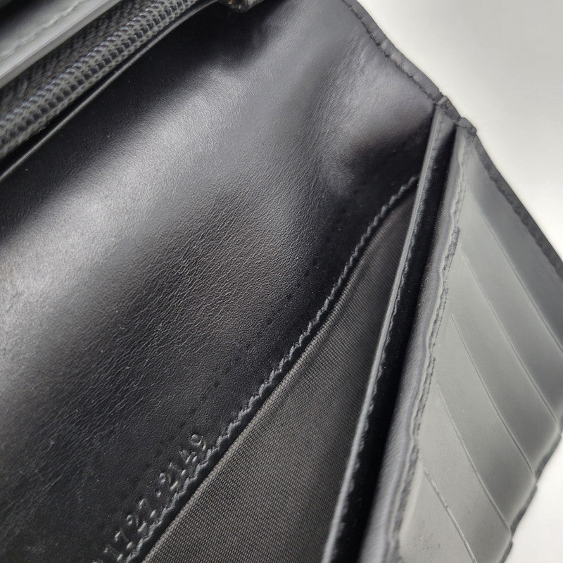 【中古品】【メンズ/レディース】 GUCCI グッチ 481727 2149 グッチ ドリアン グッチシマ ロングウォレット 長財布 181-260903-as-25-izu カラー：ブラック 万代Net店