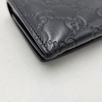 【中古品】【メンズ/レディース】 GUCCI グッチ 481727 2149 グッチ ドリアン グッチシマ ロングウォレット 長財布 181-260903-as-25-izu カラー：ブラック 万代Net店