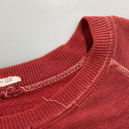 【現状渡し品】【メンズ】 USED UNIVERSITY SOUTHERN CALIFORNIA RAGLAN S S SWEAT SHIRT ラグラン ショートスリーブ スウェット シャツ トップス 半袖 146-260827-cs-03-izu サイズ：不明 カラー：レッド 万代Net店
