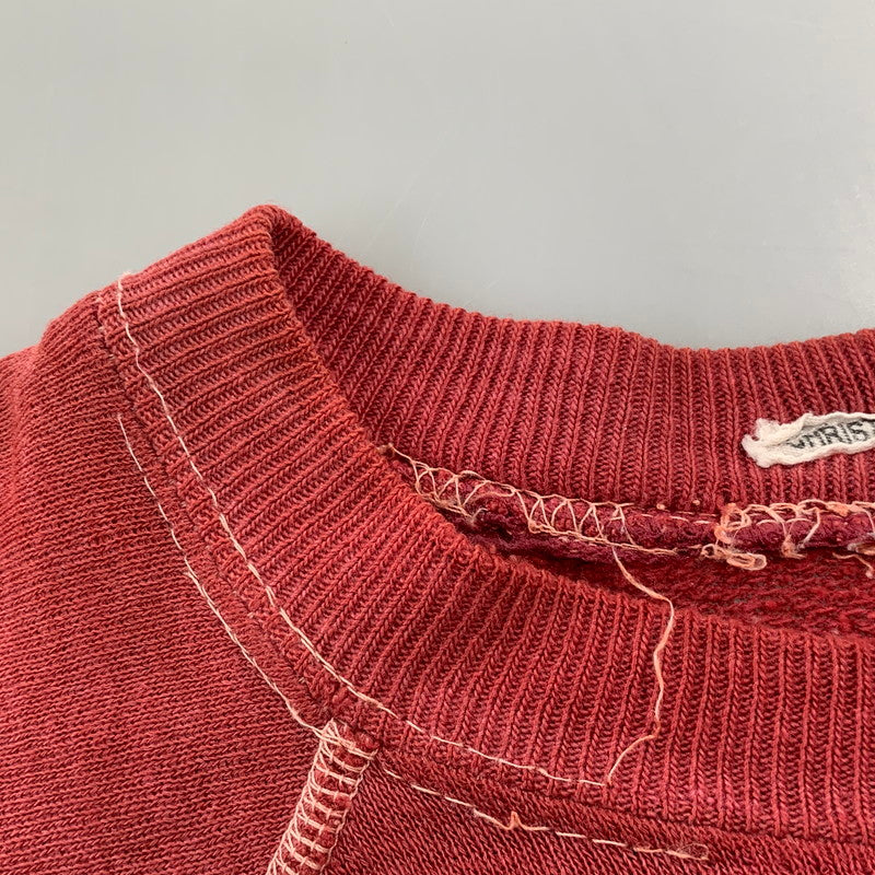 【現状渡し品】【メンズ】 USED UNIVERSITY SOUTHERN CALIFORNIA RAGLAN S S SWEAT SHIRT ラグラン ショートスリーブ スウェット シャツ トップス 半袖 146-260827-cs-03-izu サイズ：不明 カラー：レッド 万代Net店