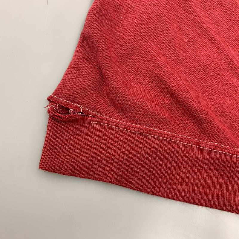 【現状渡し品】【メンズ】 USED UNIVERSITY SOUTHERN CALIFORNIA RAGLAN S S SWEAT SHIRT ラグラン ショートスリーブ スウェット シャツ トップス 半袖 146-260827-cs-03-izu サイズ：不明 カラー：レッド 万代Net店