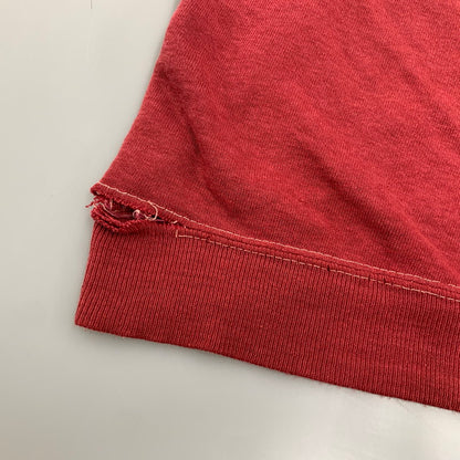 【現状渡し品】【メンズ】 USED UNIVERSITY SOUTHERN CALIFORNIA RAGLAN S S SWEAT SHIRT ラグラン ショートスリーブ スウェット シャツ トップス 半袖 146-260827-cs-03-izu サイズ：不明 カラー：レッド 万代Net店