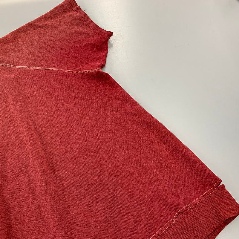 【現状渡し品】【メンズ】 USED UNIVERSITY SOUTHERN CALIFORNIA RAGLAN S S SWEAT SHIRT ラグラン ショートスリーブ スウェット シャツ トップス 半袖 146-260827-cs-03-izu サイズ：不明 カラー：レッド 万代Net店